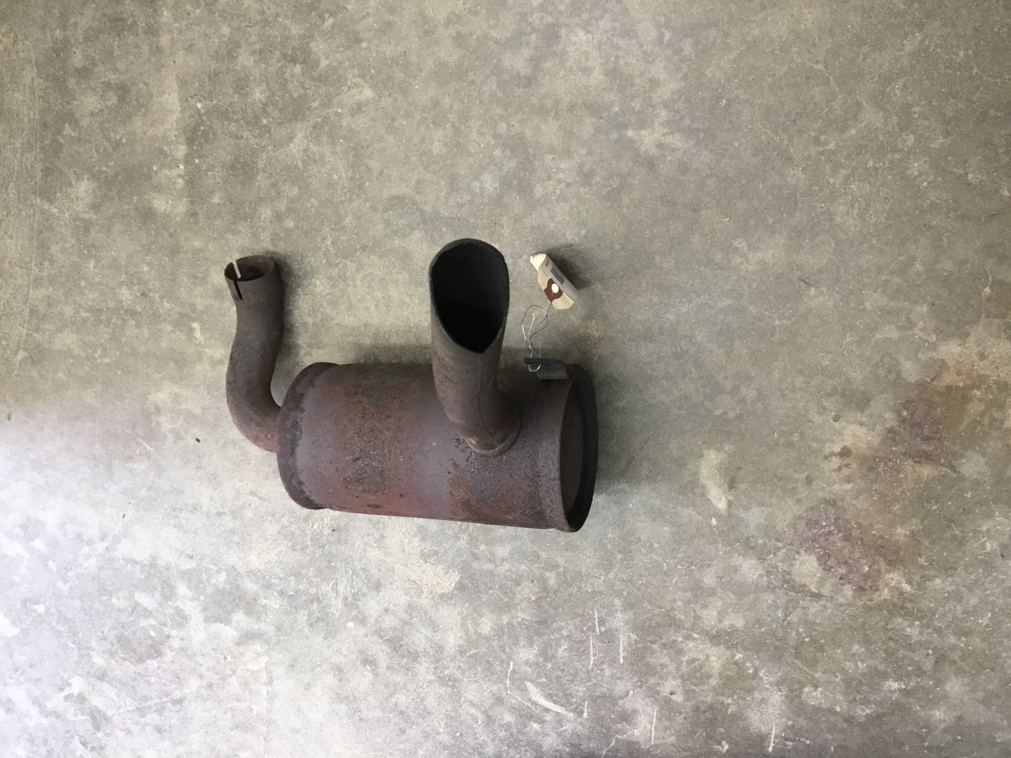 Muffler 10-16 hp single cylinder Kohler used with cradle engines