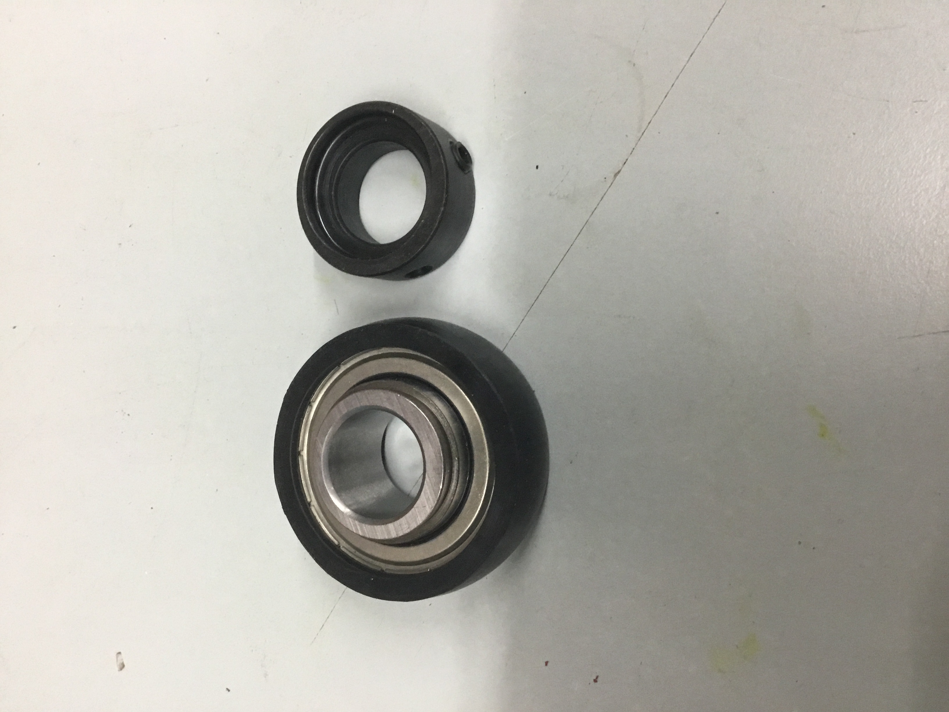 Ball bearing insert for snowblower shaft 3/4" locking collar