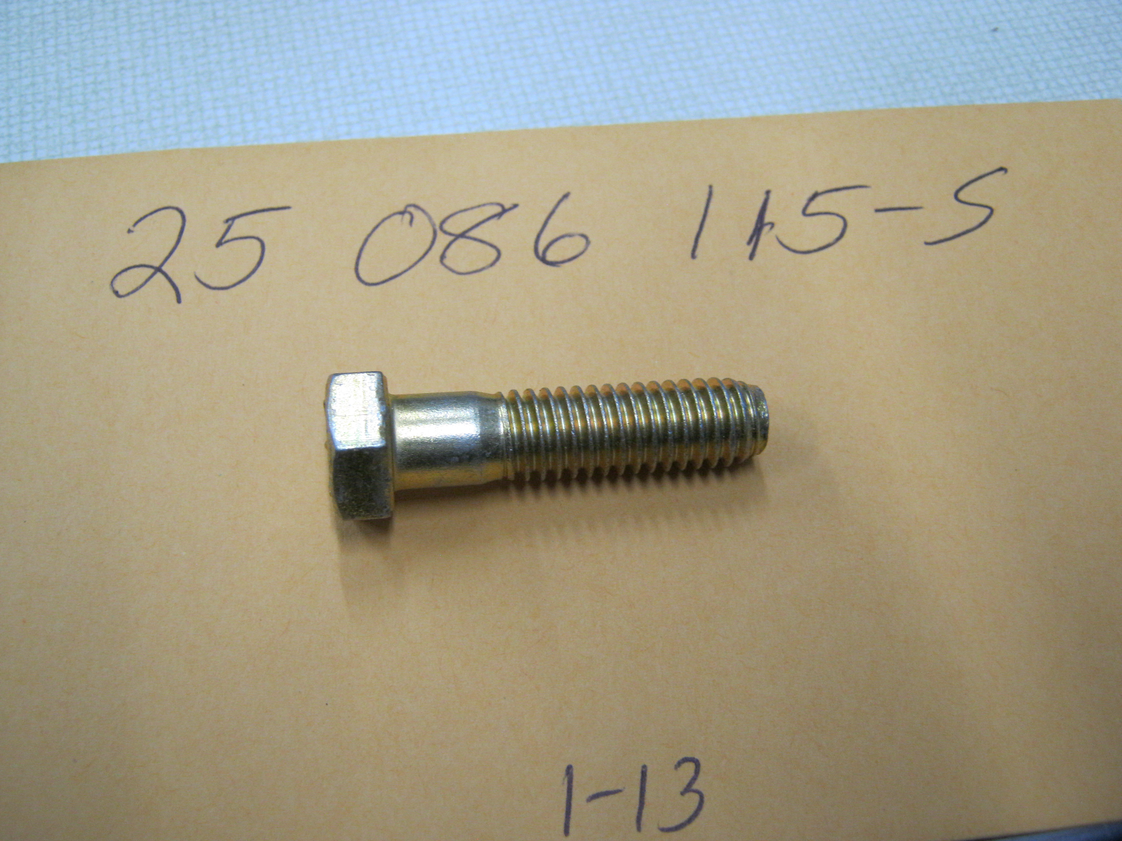 Bolt  91257A628,270158-S,25 086 115-S-U