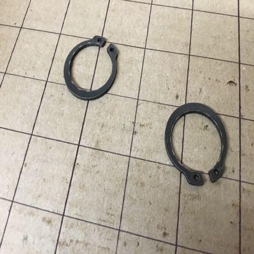 Snap ring for 1' axle shafts