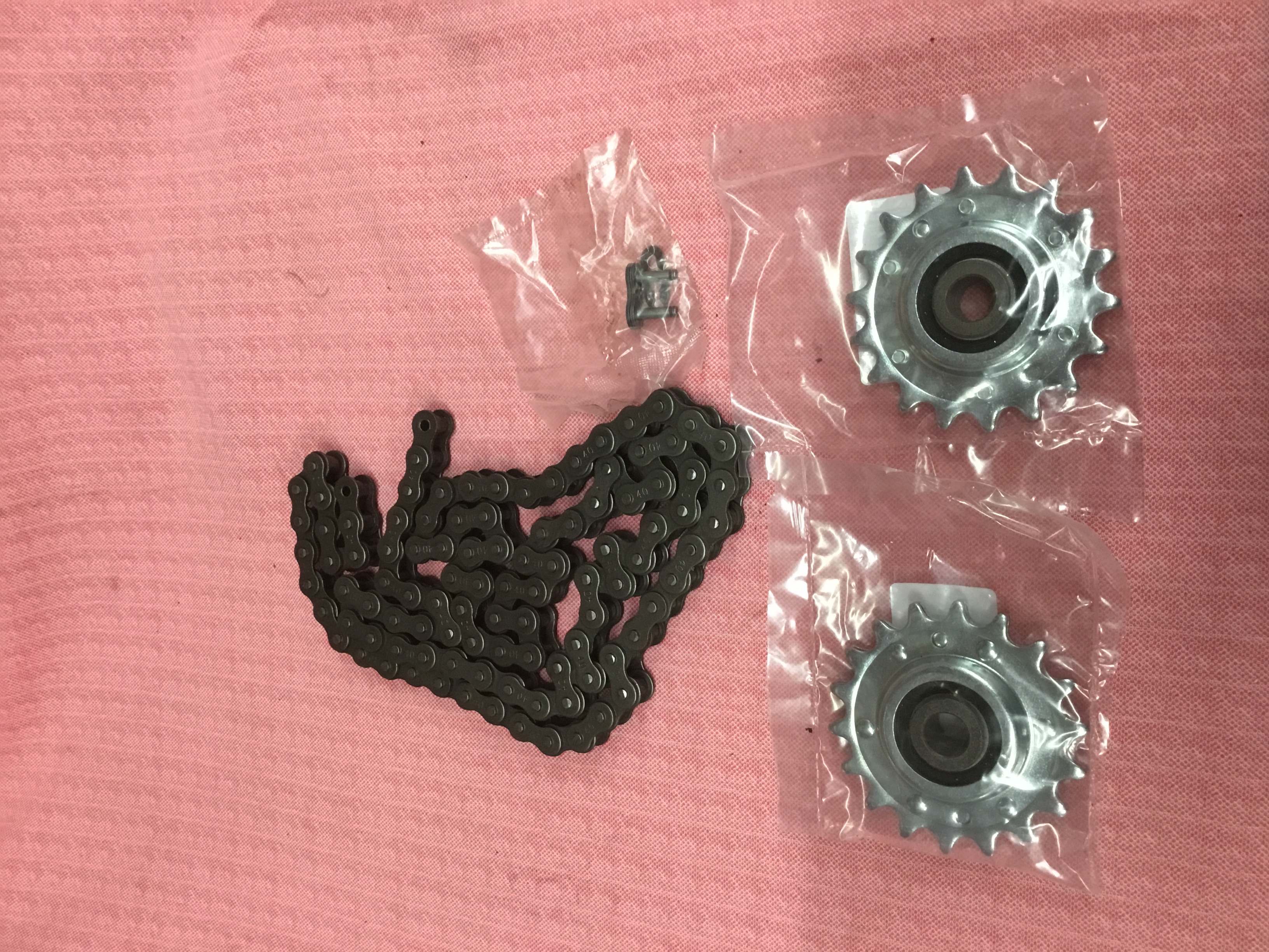 Snowblower drive chain 6416, 2 93-1614 tensions