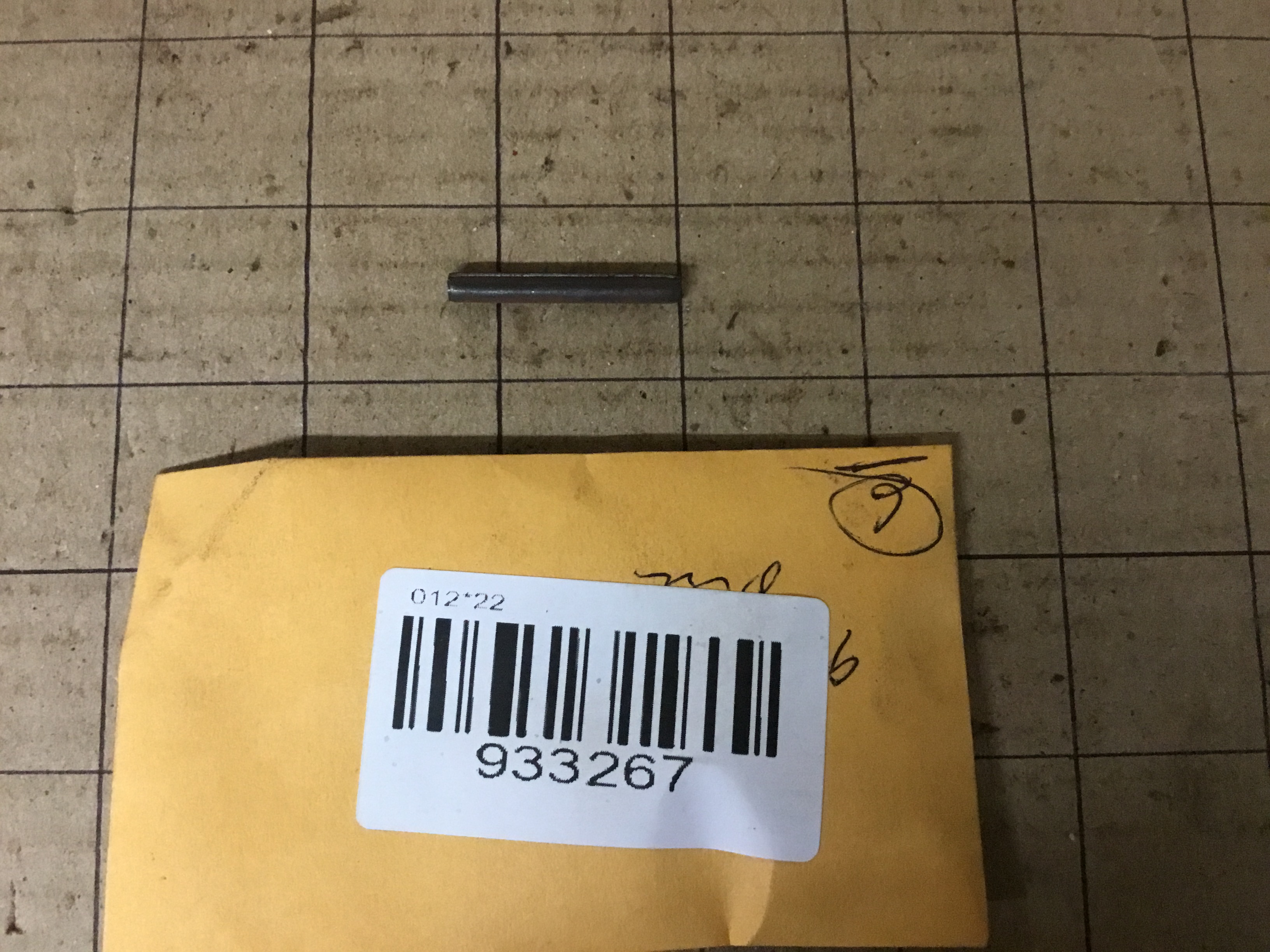 Roll pin spiral 5/32x1 1/4
