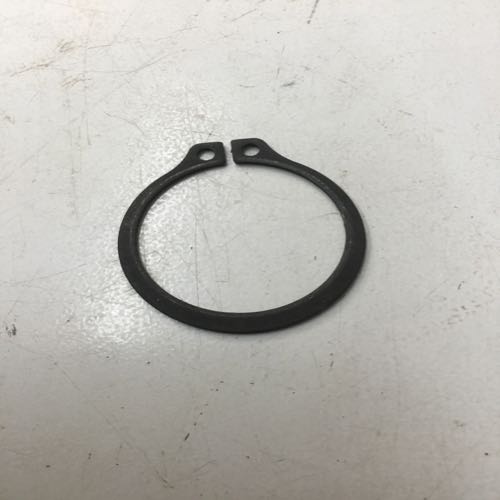 Snap ring crank gear